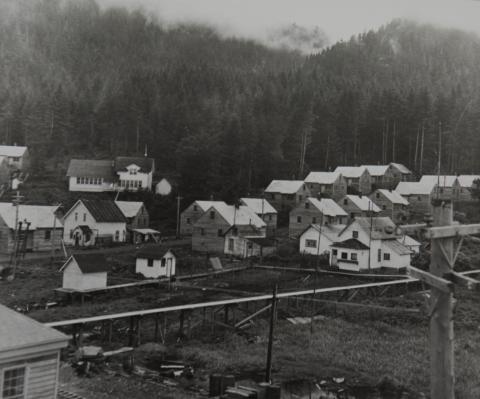 Newly Constructed War Homes Showing Hill Street