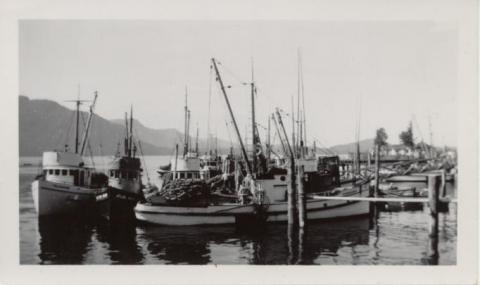 Hoonah Fishing Boats 1950
