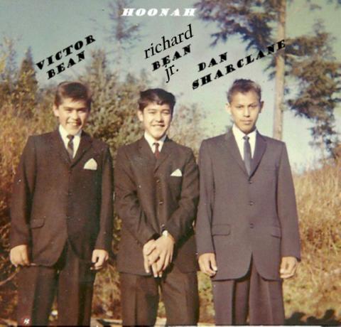 Victor Bean, Sr., Richard Bean, Jr. and Dan Sharclane as Young Men All Dressed Up