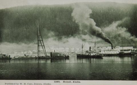 Hoonah Waterfront Postcard 1909