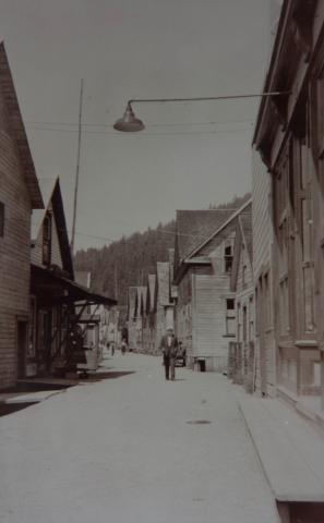 Main Street Hoonah North Facing Circa 1940