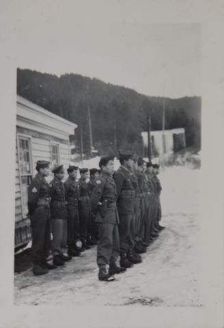 Hoonah Military Group Photo - Side View