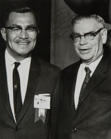 Legislator Frank See, Sr. with Senator Bob Bartlett