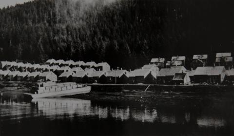 Hoonah Waterfront Showing Newly Built War Homes