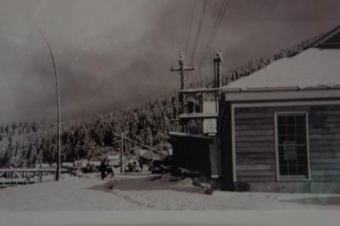 Front Street on a Winter Day in the Early 1950s