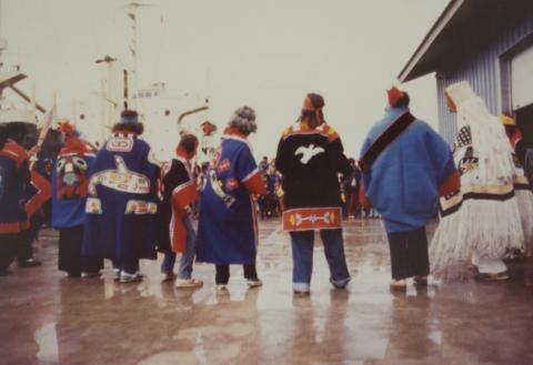 Dancing in Celebration of the First Log Ship to Hoonah