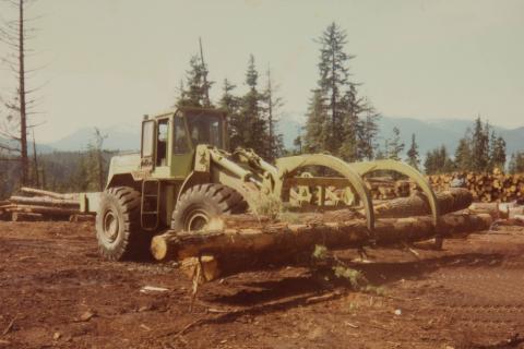 Tractor Loader with Grapple