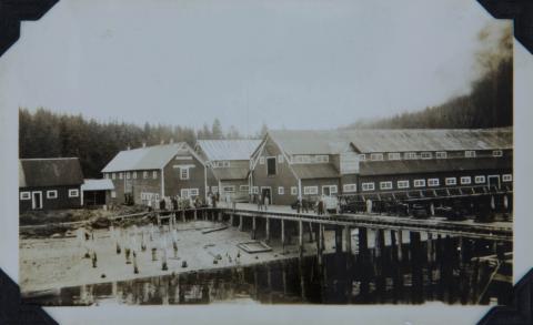 Cannery View From the S.S. Aleutian in August 1935