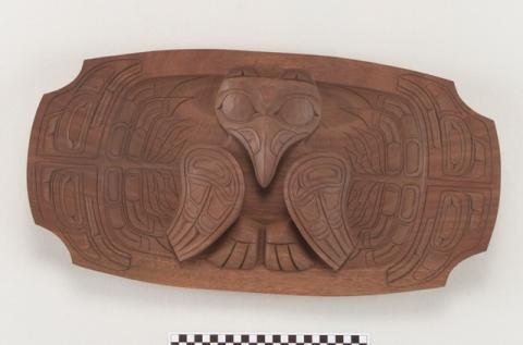Raven Platter Carved by David Williams