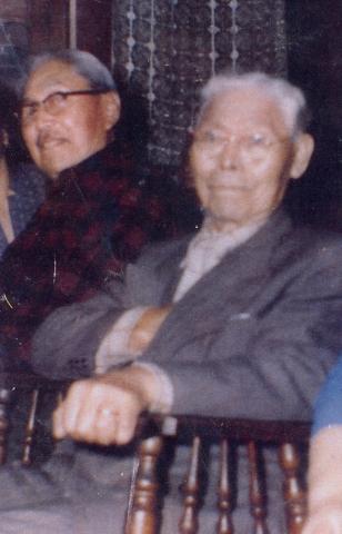 J.C. Johnson (Left) Sitting With John K. Smith