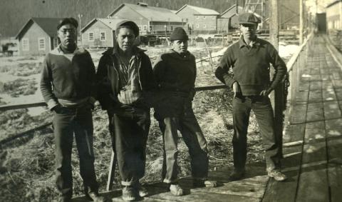 Four Young Men 1930s Hoonah